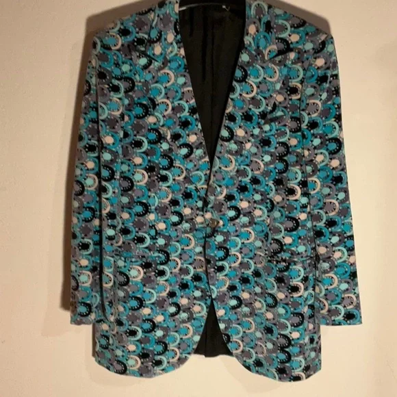 Mens velvet vintage Pucci sport coat - Picture 3 of 3